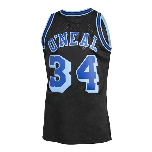 Maillot Shaquille O'Neal Los Angeles Lakers Vintage Noir et Bleu – dos