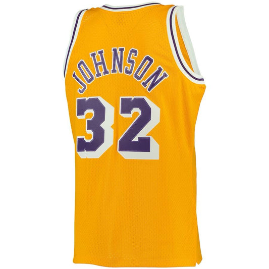 Maillot Magic Johnson Los Angeles Lakers Vintage – dos