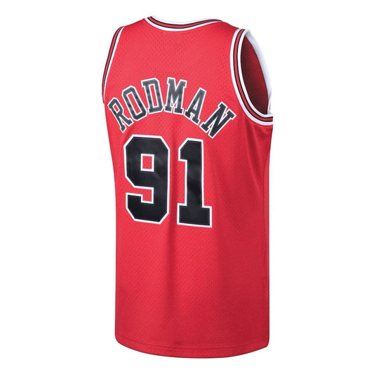Maillot Dennis Rodman Road Swingman Chicago Bulls Vintage – dos