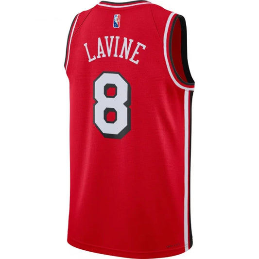 Maillot enfant Chicago Bulls Rouge Chicago – dos