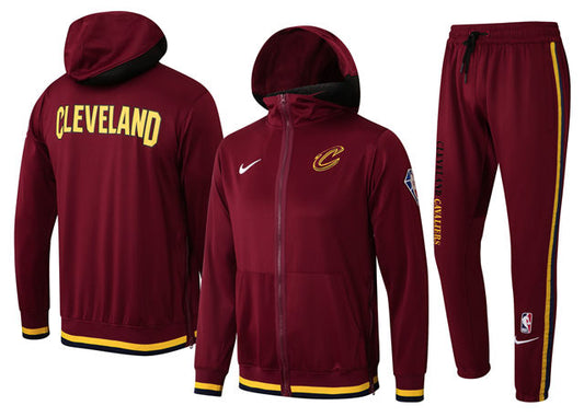 Ensemble Cleveland Cavaliers (Survêtement Veste à Capuche + Pantalon Jogging) – face