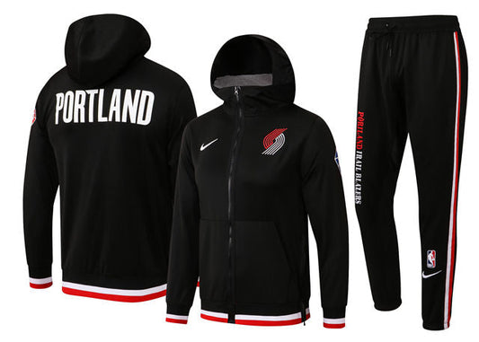 Ensemble Portland Trail Blazers (Survêtement Veste à Capuche + Pantalon Jogging) – face