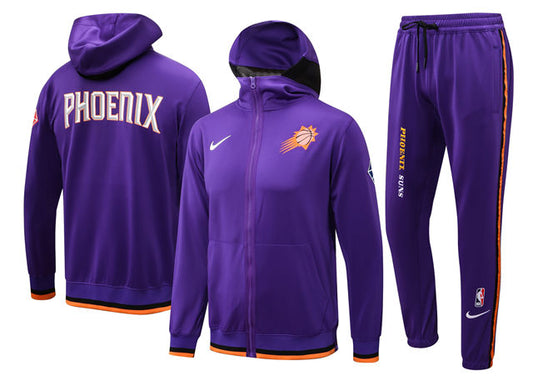 Ensemble Phoenix Suns (Survêtement Veste à Capuche + Pantalon Jogging) – face