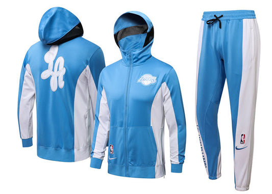 Ensemble Lakers L.a (Survêtement Veste à Capuche + Pantalon Jogging) – face