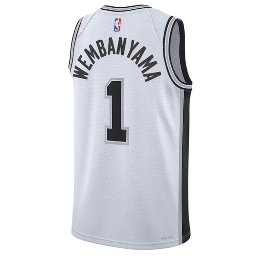 Maillot enfant San Antonio Spurs Blanc – dos