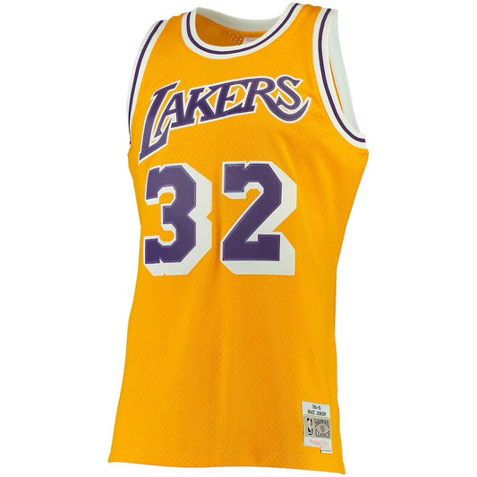 Maillot Magic Johnson Los Angeles Lakers Vintage – face
