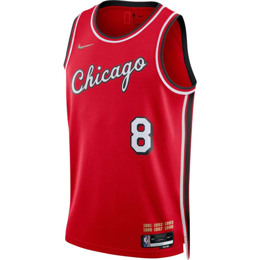 Maillot enfant Chicago Bulls Rouge Chicago – face
