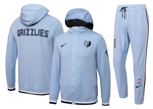 Ensemble Grizzlies (Survêtement Veste à Capuche + Pantalon Jogging) – face